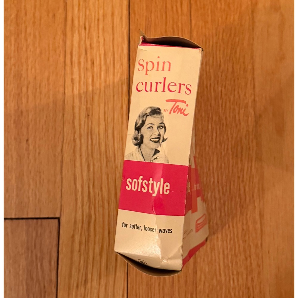 Vintage Toni Spin Curlers Sofstyle Hair Rollers Mid Century Beauty Collectible - Picture 2 of 3